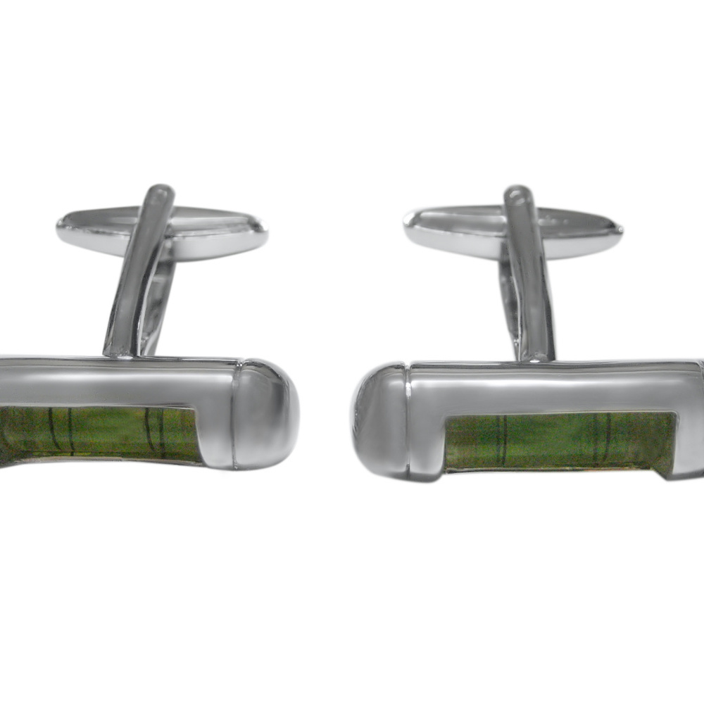 Level With Green Liquid Cufflinks - image 1